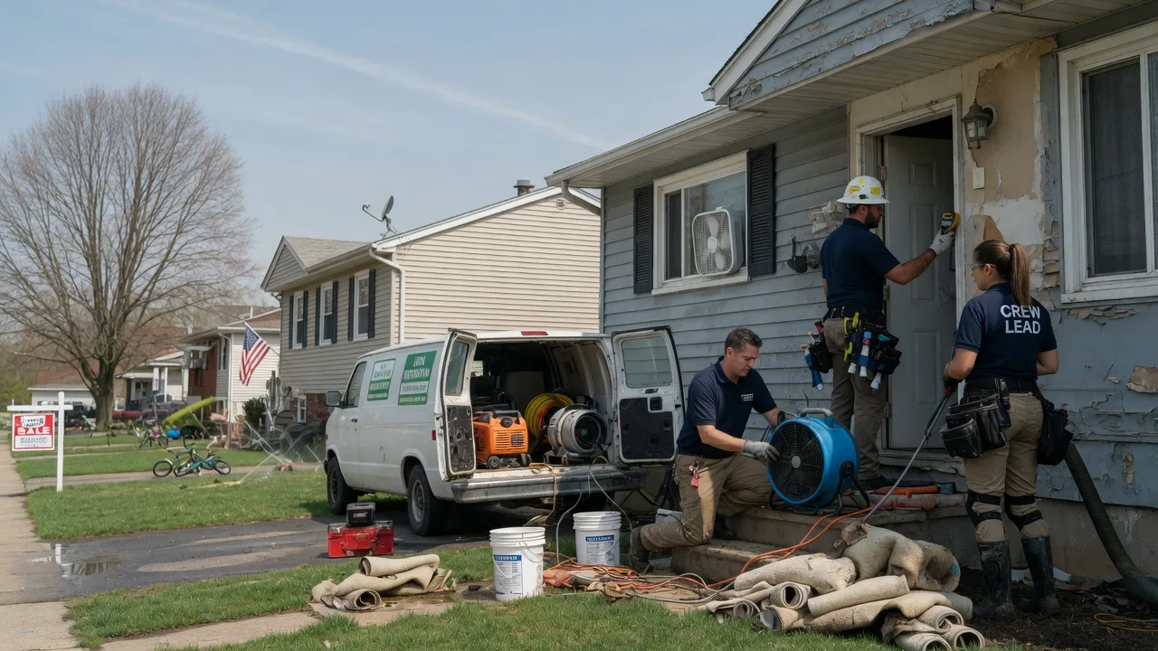 Flood Cleanup in Pleasant Hall, PA near me